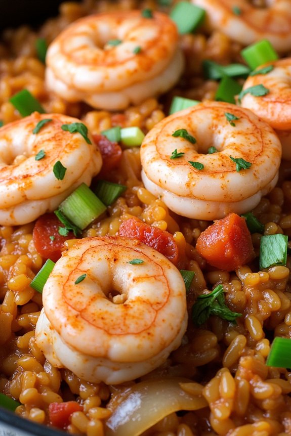 spicy shrimp one pot meal