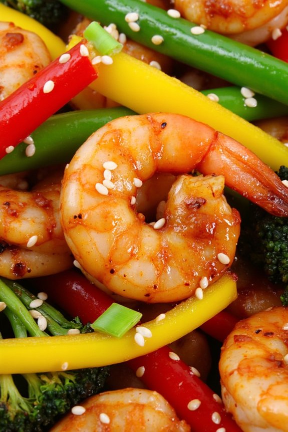 spicy shrimp with vegetables