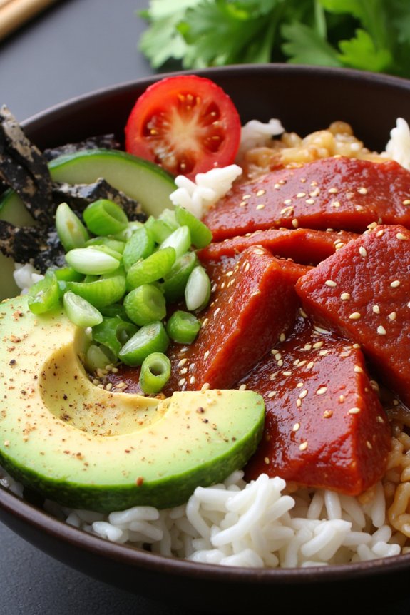 spicy tuna rice bowl recipe