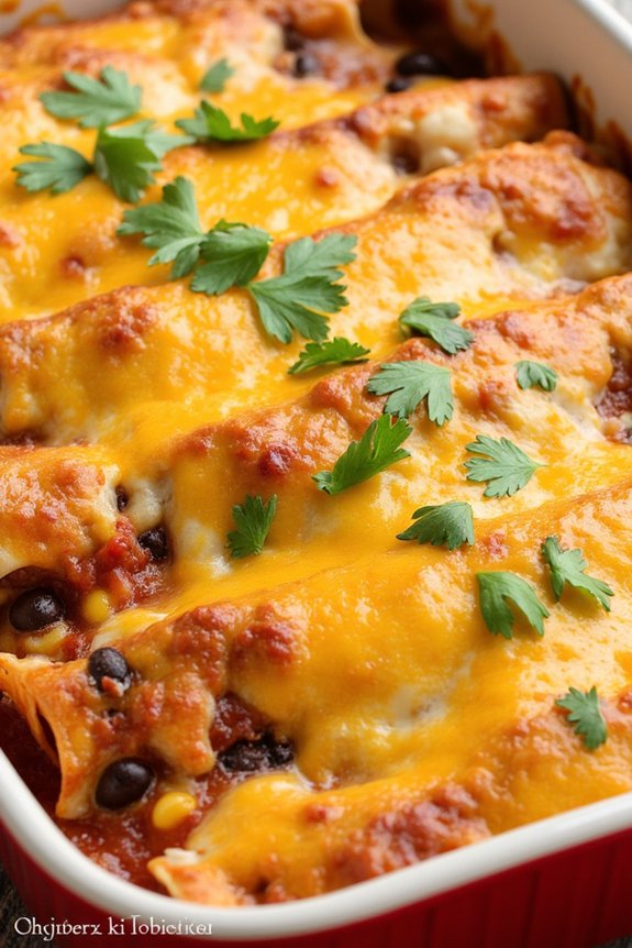 spicy vegetarian enchiladas recipe