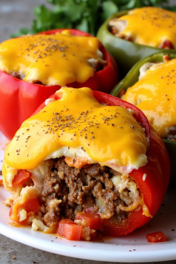 stuffed peppers savory filling