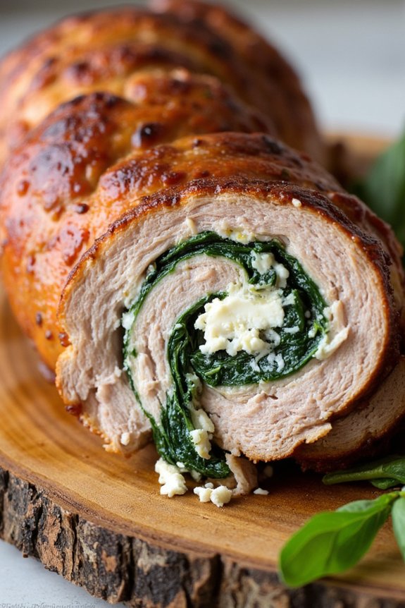stuffed pork loin recipe