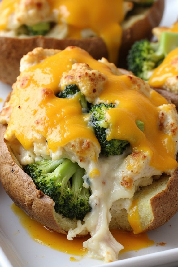 stuffed potatoes with chicken