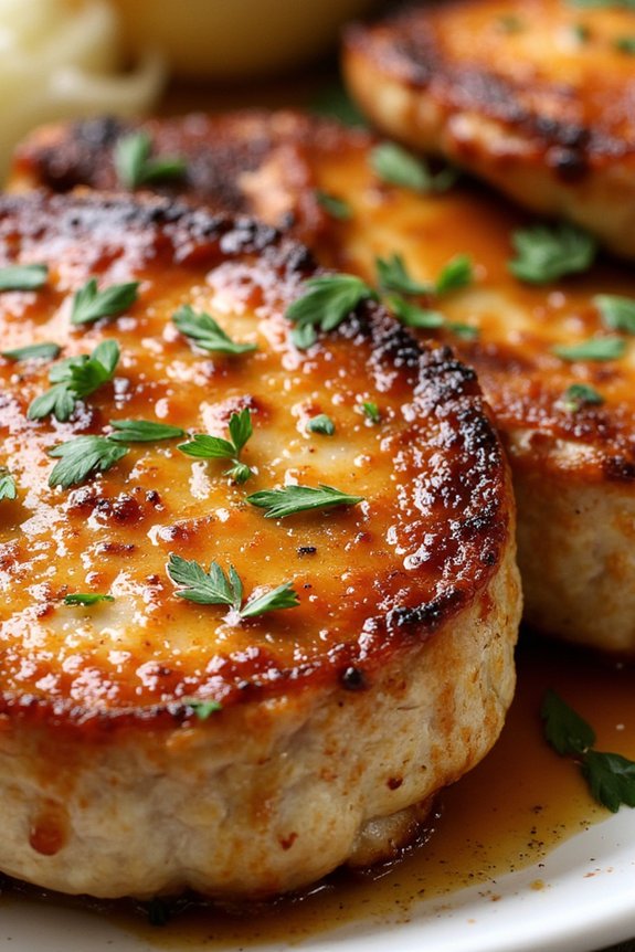 sweet and savory pork chops