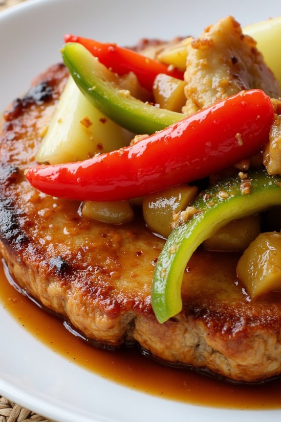 sweet and sour chops