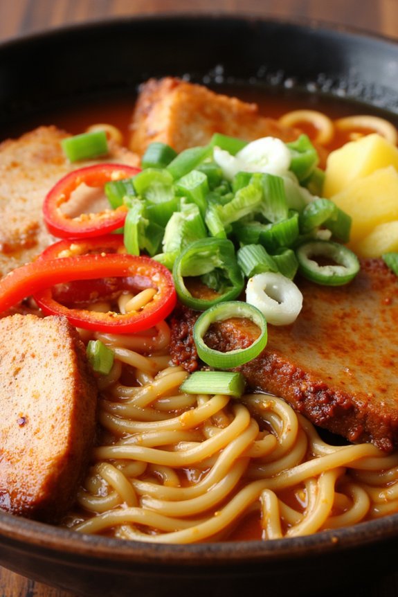 sweet and sour fusion ramen