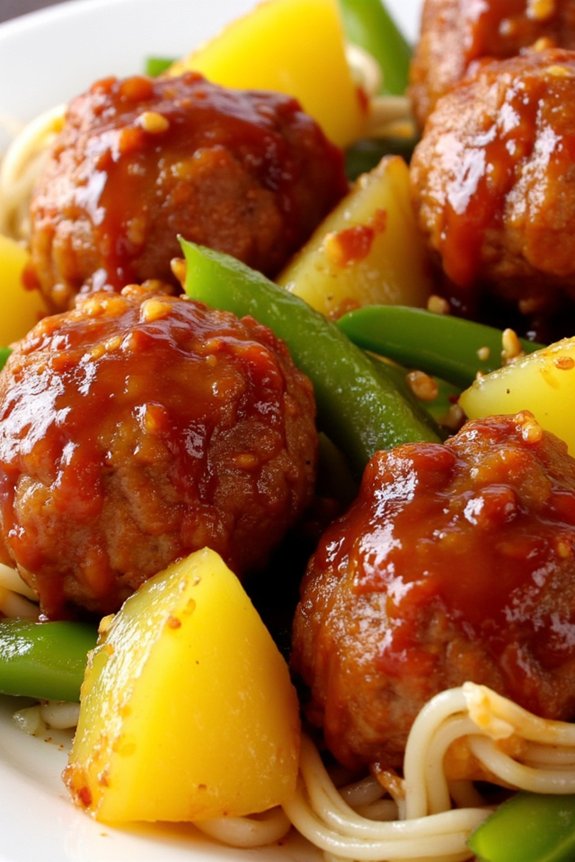 sweet and sour meatballs recipe