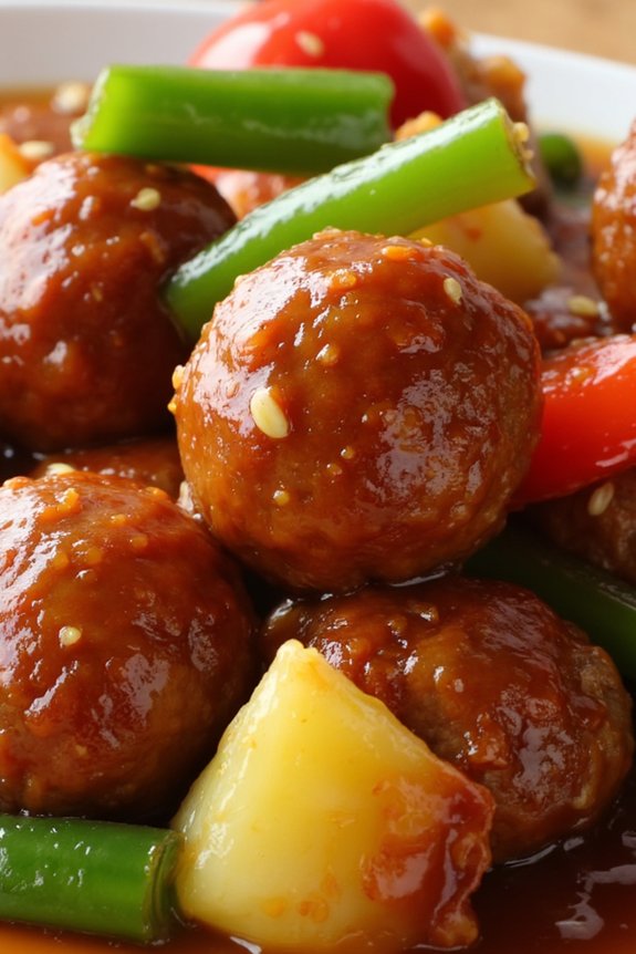 sweet and sour meatballs recipe