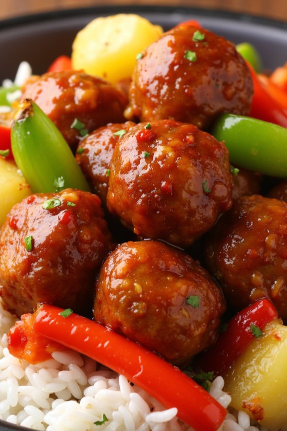 sweet and sour meatballs recipe
