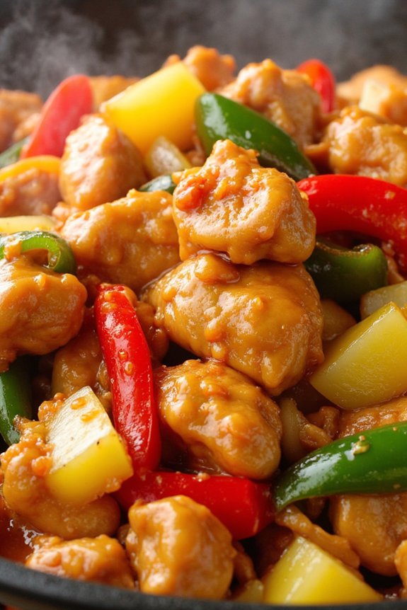 sweet and sour stir fry