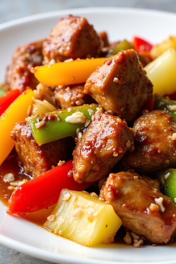 sweet and sour stir fry
