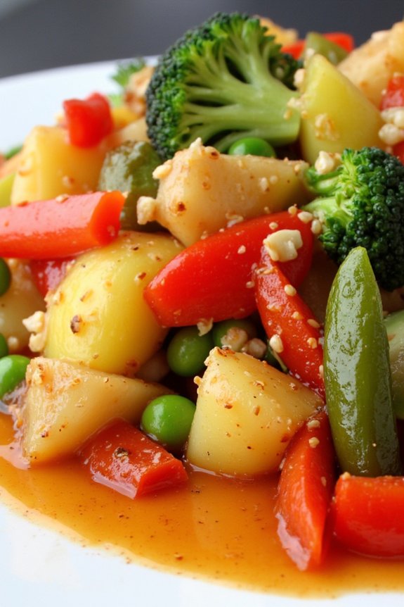 sweet and sour stir fry