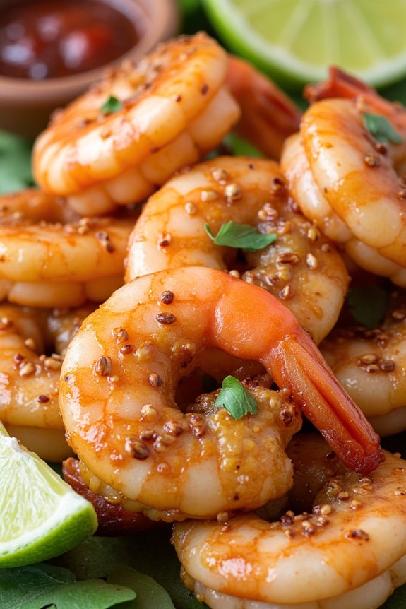 sweet and spicy shrimp