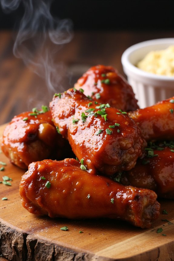 sweet tangy grilled chicken wings