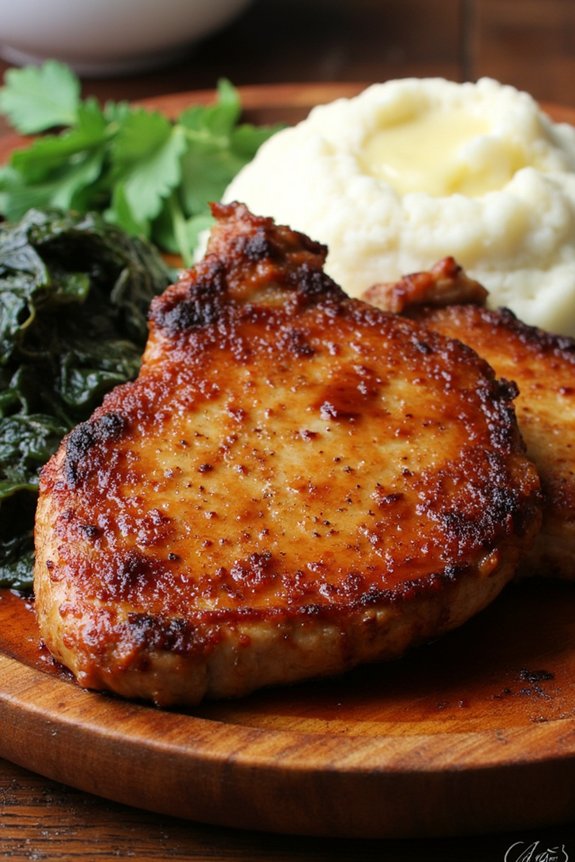 sweet tea brined pork chops