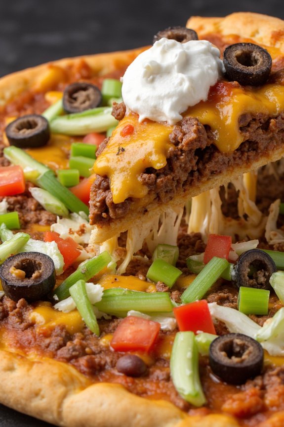 taco pizza family dinner