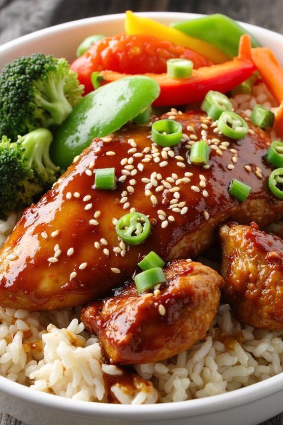 teriyaki chicken rice bowl