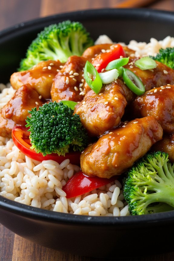 teriyaki chicken rice bowl