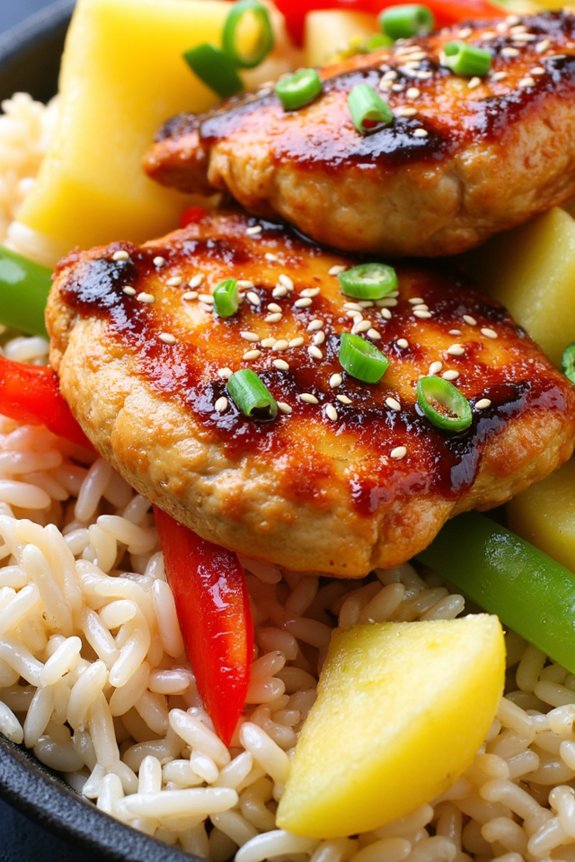 teriyaki chicken with pineapple