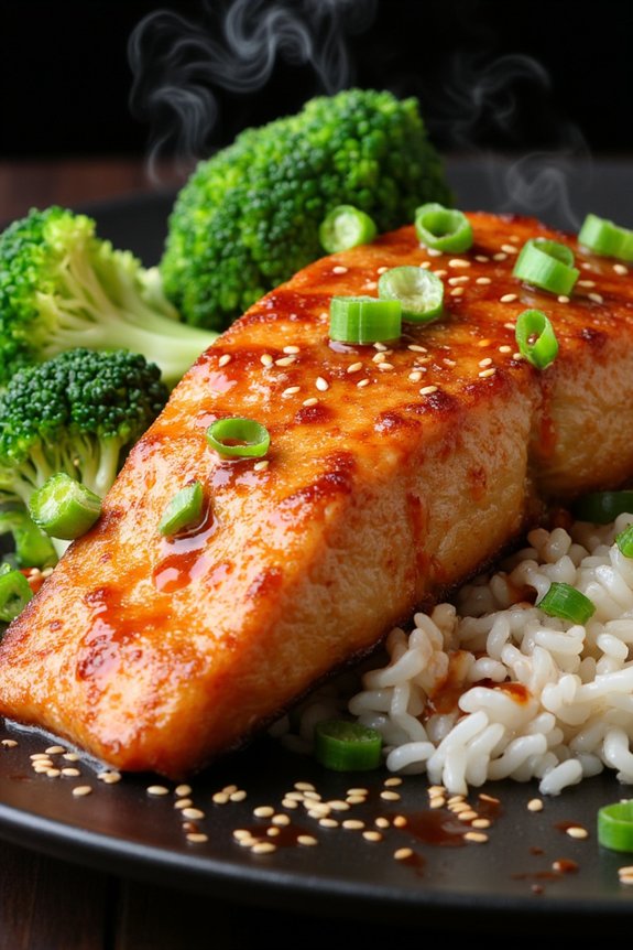 teriyaki salmon foil packets
