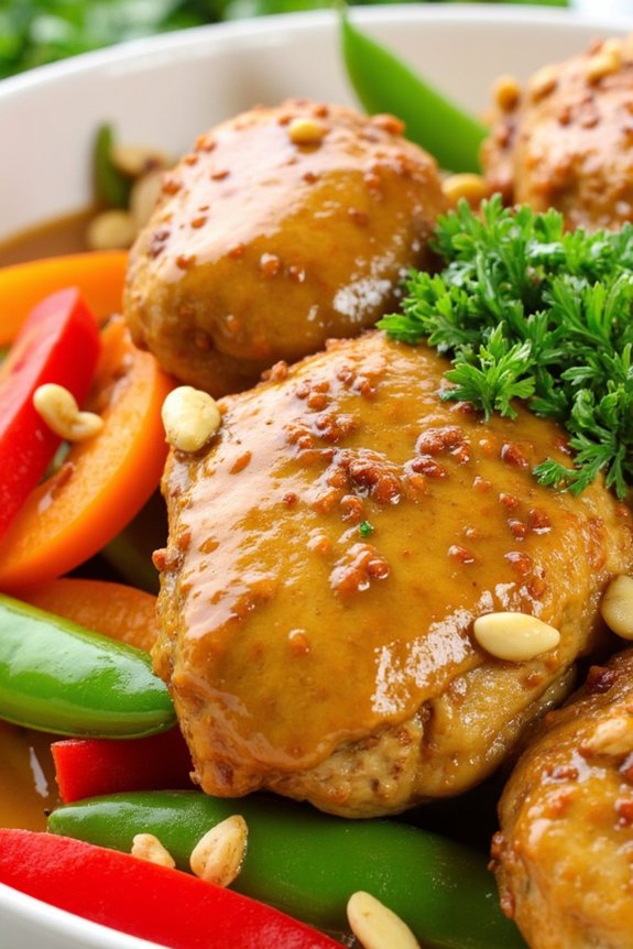 thai peanut chicken recipe