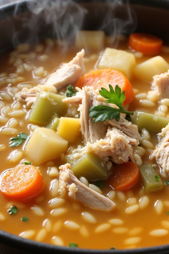 turkey and rice soup