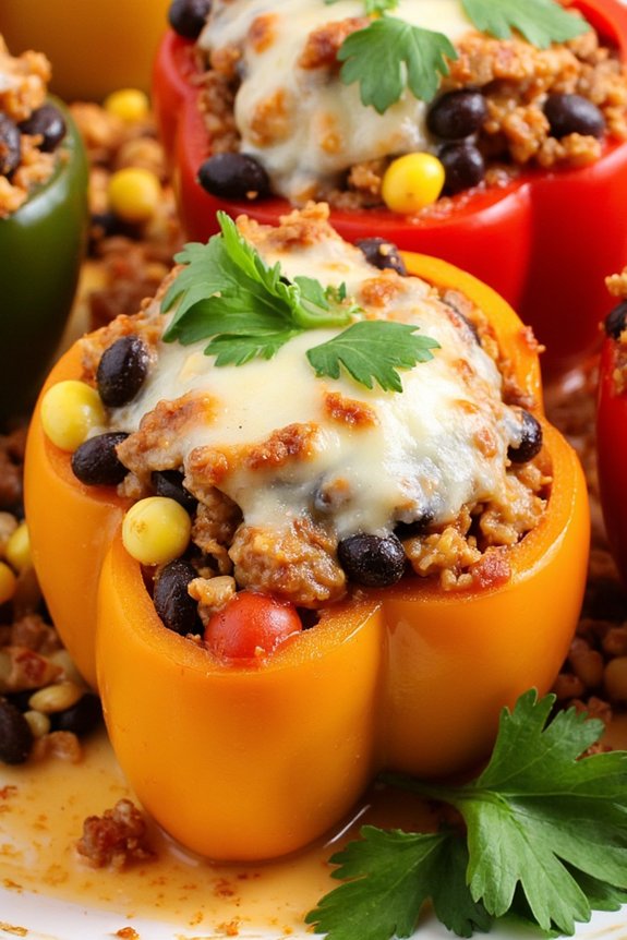 vegetarian stuffed bell peppers