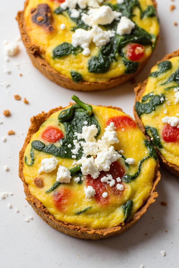 veggie loaded mini frittatas recipe