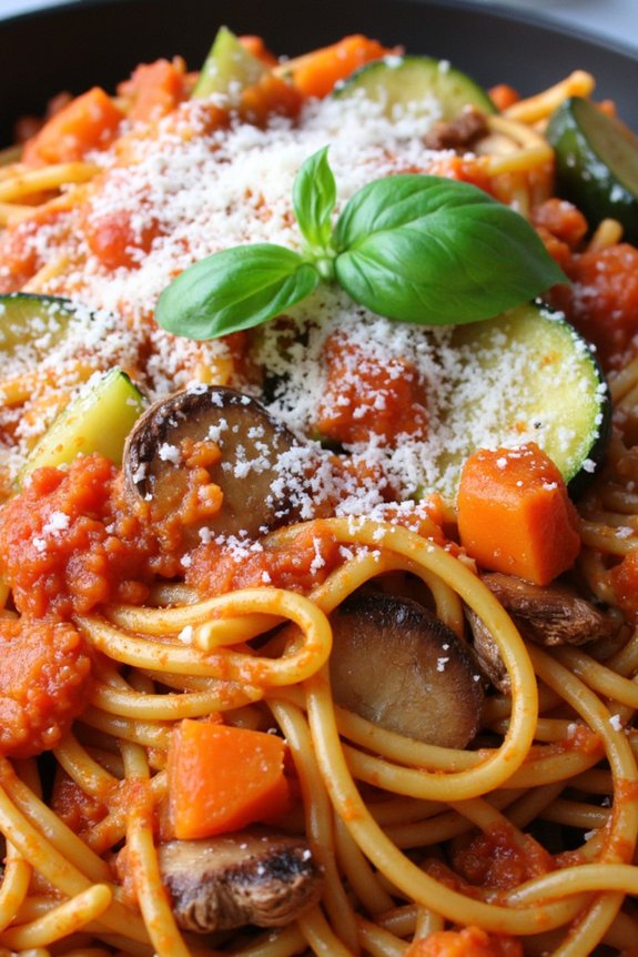 veggie packed family dinner recipe