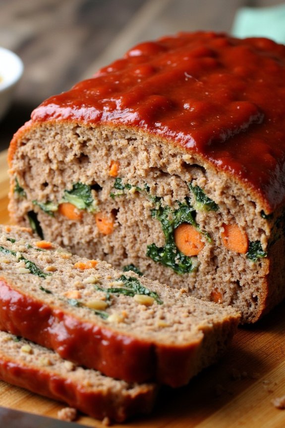veggie packed meatloaf recipe