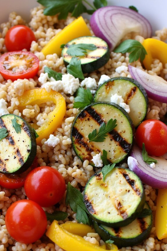 vibrant mediterranean couscous dish