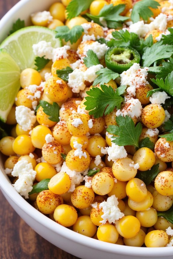 vibrant mexican corn salad