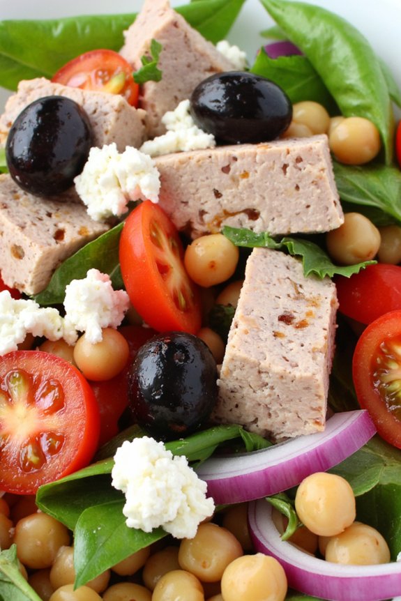 vibrant nutritious mediterranean salad