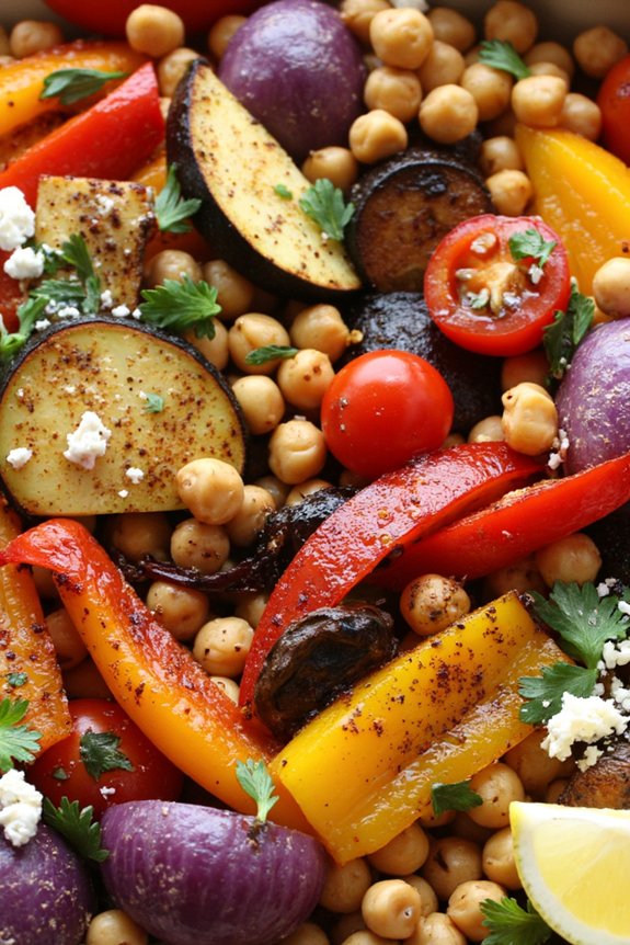 vibrant roasted vegetable medley