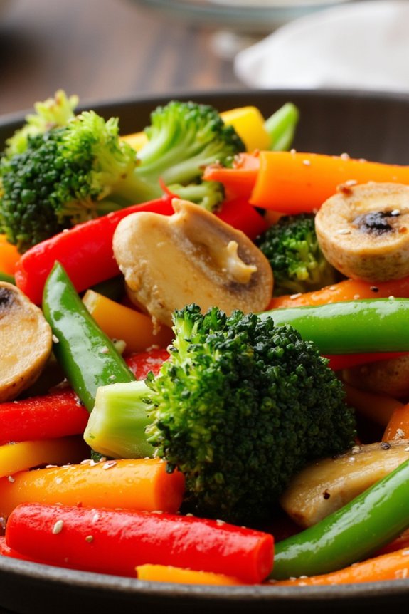 vibrant vegetable stir fry