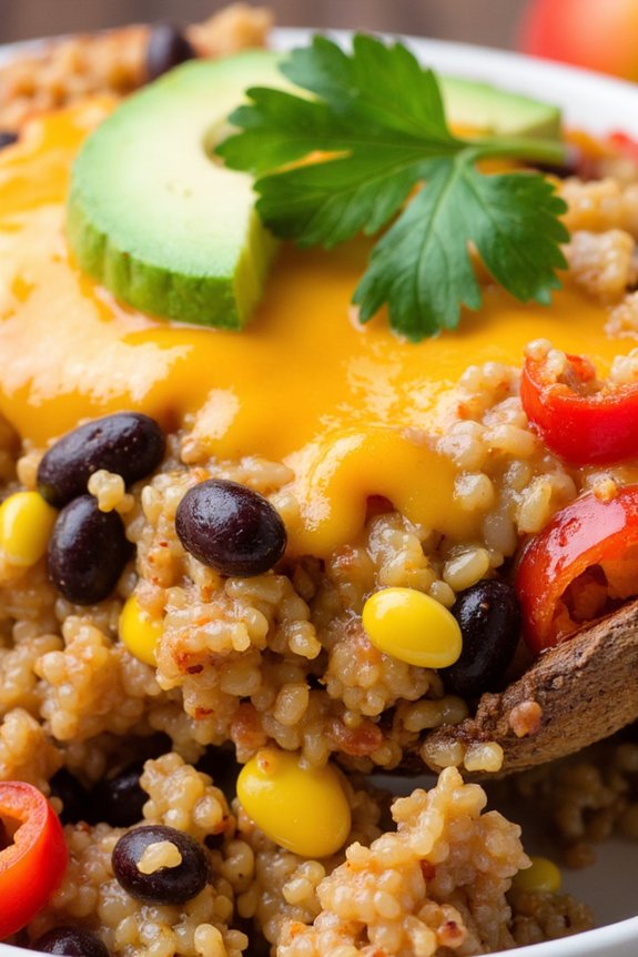 vibrant vegetarian quinoa casserole