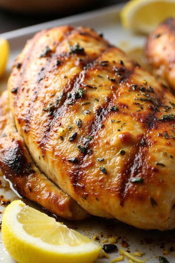 zesty herb marinated grilled chicken