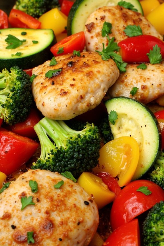 zesty lemon herb chicken stir fry