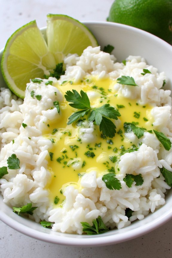 zesty lime cilantro rice bowl