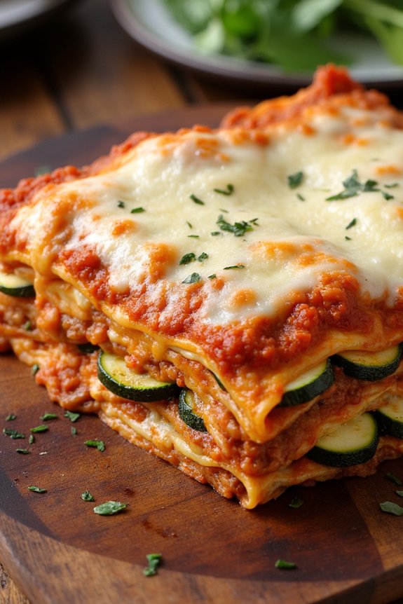 zucchini based healthy lasagna recipe