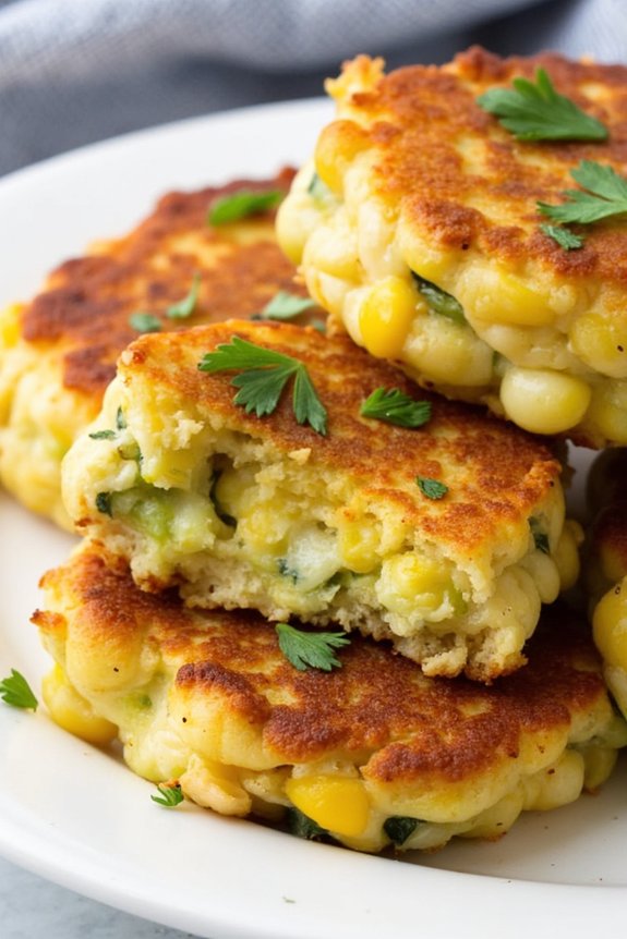 zucchini corn fritters recipe