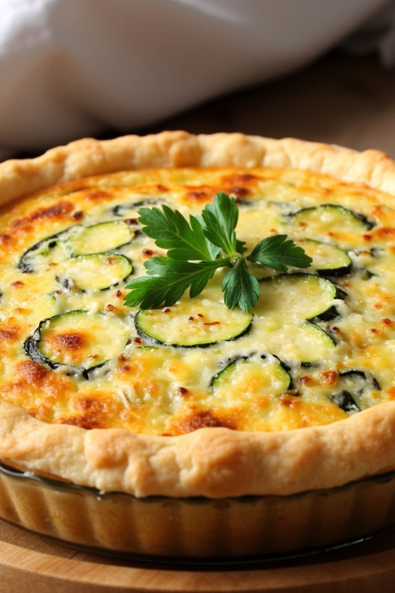 zucchini parmesan crustless quiche