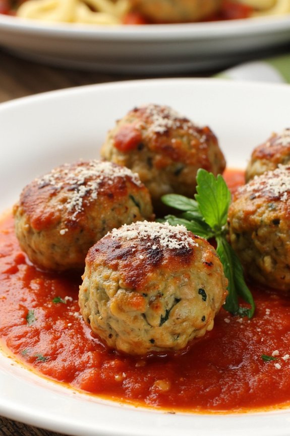 zucchini turkey meatballs recipe